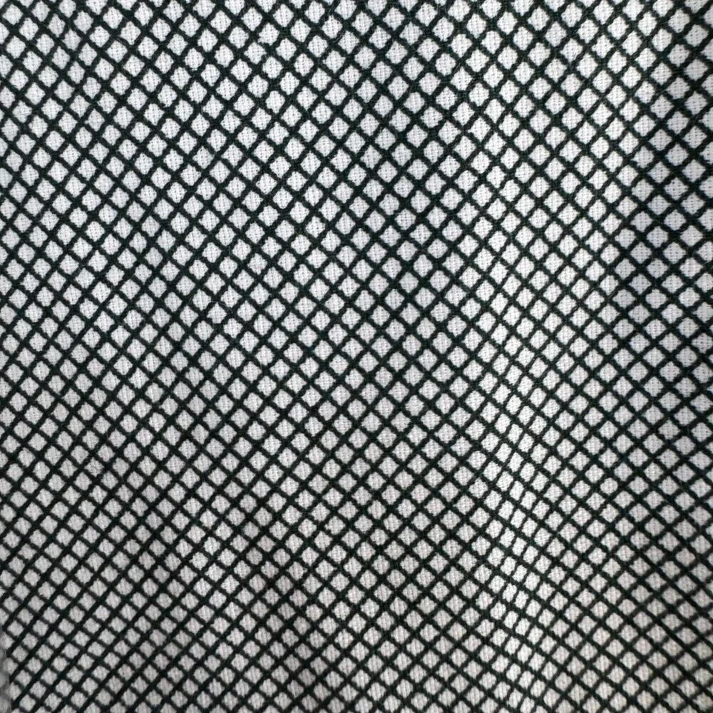 Vintage Y2K Nautica Full Flat Sheet Black White 100% Cotton 220TC NOS